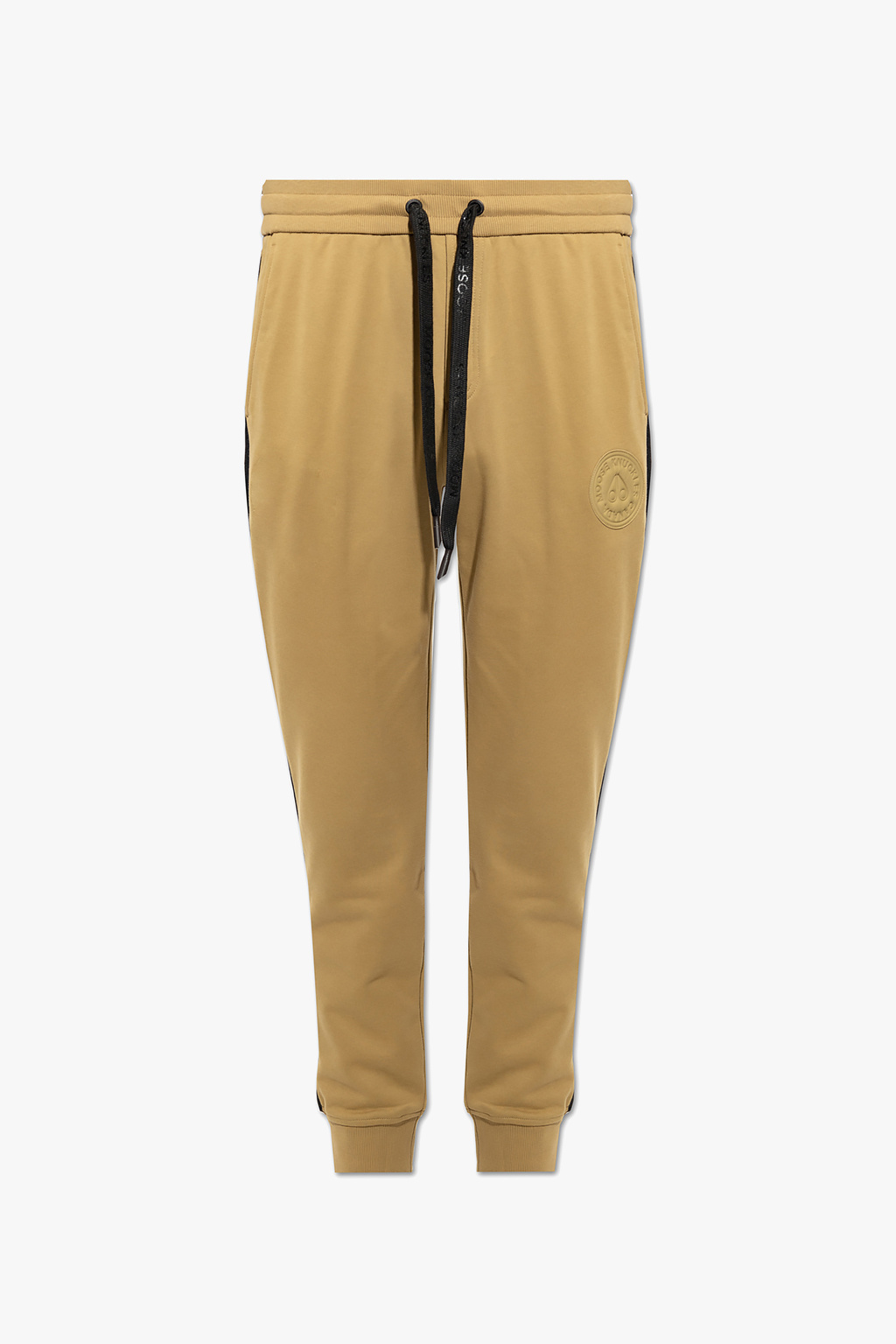 JUST JUNKIES Jeans Mike nero Brown Sweatpants with patch Moose Knuckles Biname fmedShops GB